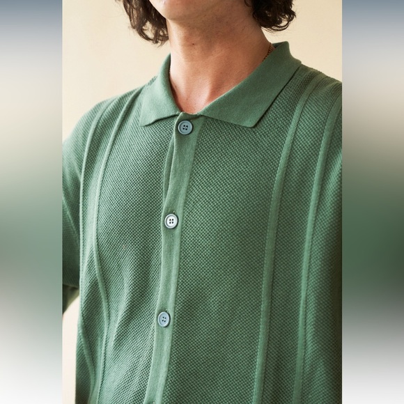 Bound Waffle Knit Polo - Picture 3 of 6